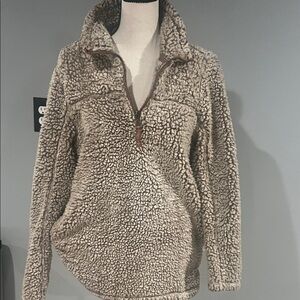 Women's Plush Tan Teddy Jacket